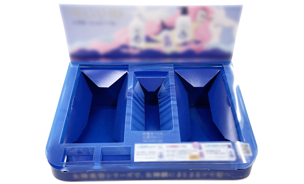 生活用品メーカーの美容系のカウンター什器